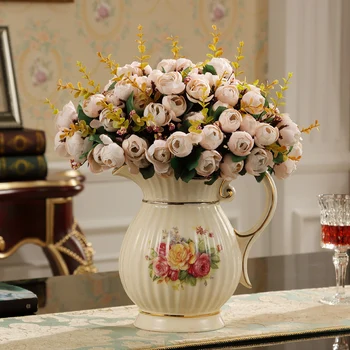 European flower vase decoration room decoration Home Furnishing Nordic modern minimalist ceramic vase table decoration
European flower vase decoration room decoration Home Furnishing Nordic modern minimalist ceramic vase table decoration