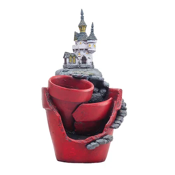 Castle Flower Pot Resin Flowerpot Succulent Plant Pots Garden Bonsai Home Garden Decoration 1pc
Castle Flower Pot Resin Flowerpot Succulent Plant Pots Garden Bonsai Home Garden Decoration 1pc