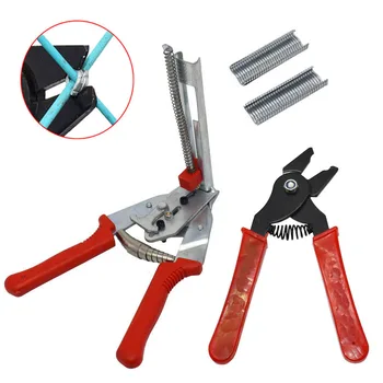 Animal Wire Cage Clamp Automatic Pliers/ Hog Ring Pliers + M Nails Bird Rabbit Cage Installation Tools Chicken Coop Equipment
Animal Wire Cage Clamp Automatic Pliers/ Hog Ring Pliers + M Nails Bird Rabbit Cage Installation Tools Chicken Coop Equipment