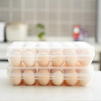Kitchen Egg Storage Box 24 Grid Egg Box Food Container Organizer Boxes for Storage Layer Multifunctional Egg Crisper
Kitchen Egg Storage Box 24 Grid Egg Box Food Container Organizer Boxes for Storage Layer Multifunctional Egg Crisper