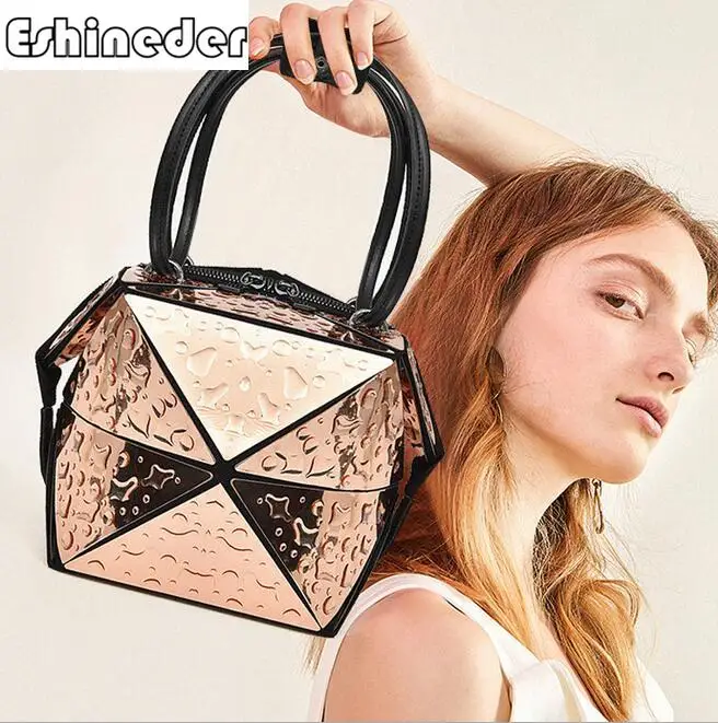 2019 fashion trend new women's bag geometric rhombic chain drop pattern shoulder bag ladies hand bags
2019 fashion trend new women's bag geometric rhombic chain drop pattern shoulder bag ladies hand bags
