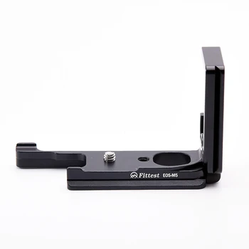 

Quick Release Plate M5 L-shaped Vertical Shoot L Bracket Tripod Ballhead Support for Canon EOS M5 Camera