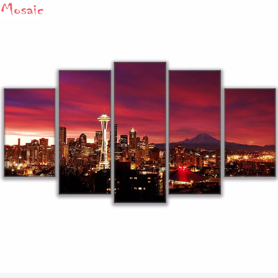 5pcs Diamond Embroidery"city night"5D DIY Diamond Painting Cross Stitch Full Square Rhinestone Mosaic 3D picture Decoration
5pcs Diamond Embroidery"city night"5D DIY Diamond Painting Cross Stitch Full Square Rhinestone Mosaic 3D picture Decoration