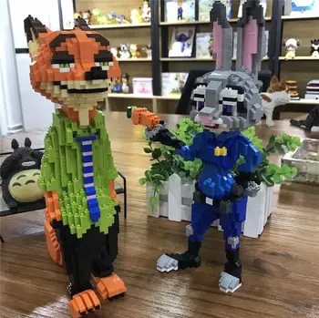 New Creator fox rabbit the Nick and judy Wilde Figure Model block Building Block set classic education Toys for children
New Creator fox rabbit the Nick and judy Wilde Figure Model block Building Block set classic education Toys for children