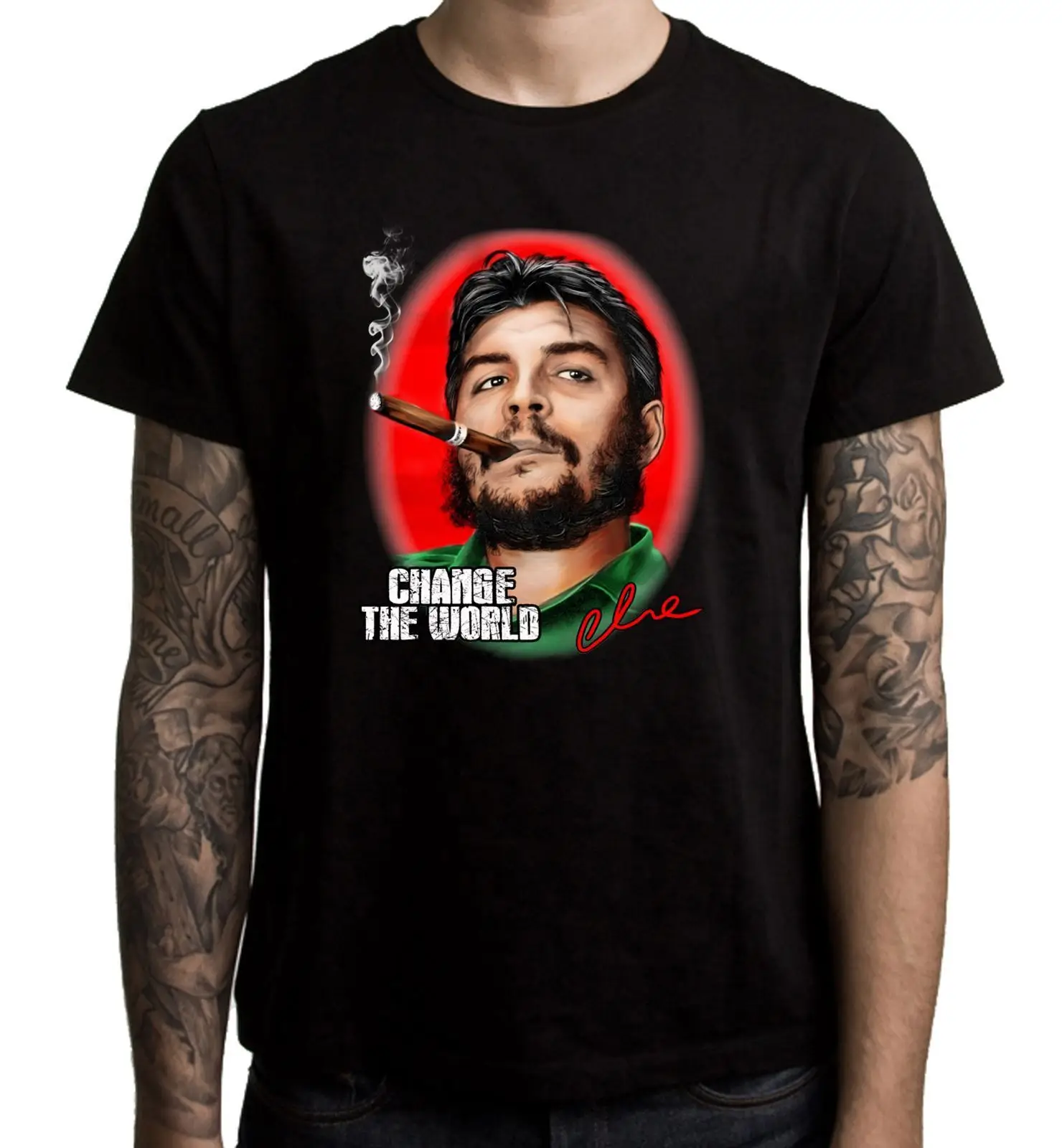 Che Guevara Change The World Men's T-Shirt - Socialist Socialism Communist Marx Cotton T-Shirt Fashion T Shirt Free
Che Guevara Change The World Men's T-Shirt - Socialist Socialism Communist Marx Cotton T-Shirt Fashion T Shirt Free