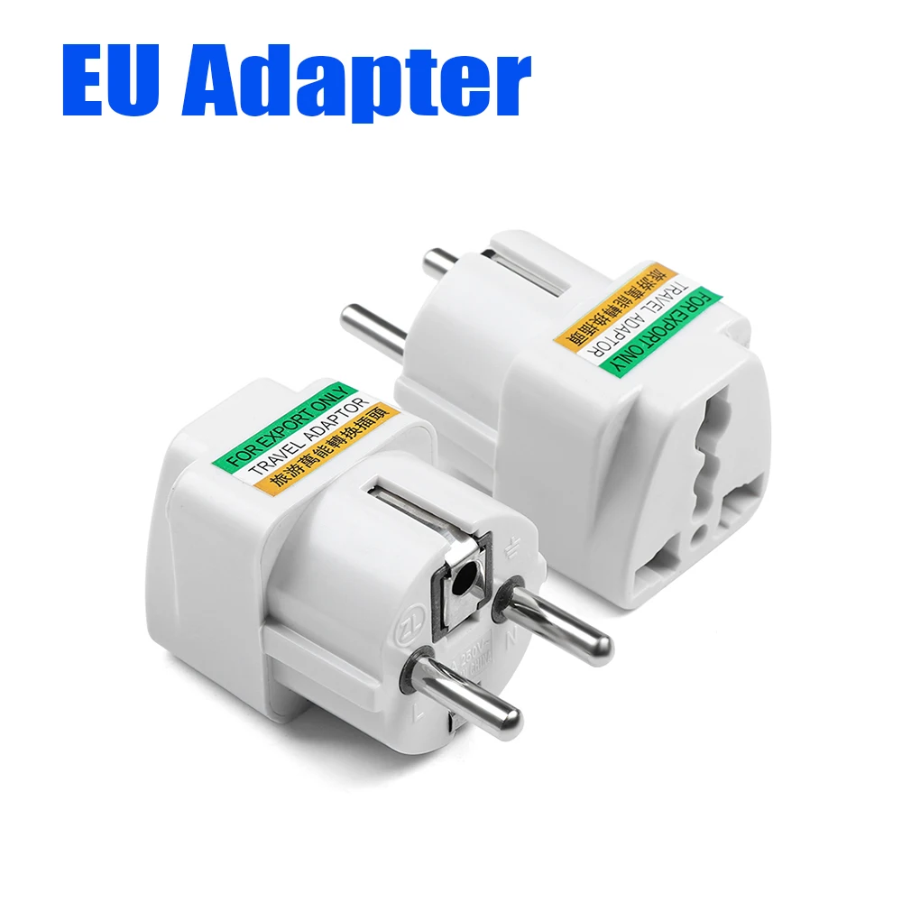 1PC Universal US UK AU To EU Plug Europe Travel Wall AC Power Charger Outlet Adapter Converter 1 Round Socket Pin
1PC Universal US UK AU To EU Plug Europe Travel Wall AC Power Charger Outlet Adapter Converter 1 Round Socket Pin