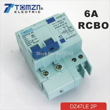 DZ47LE 2P 6A 230V~ 50HZ/60HZ Residual current Circuit breaker with over current and Leakage protection RCBO
DZ47LE 2P 6A 230V~ 50HZ/60HZ Residual current Circuit breaker with over current and Leakage protection RCBO