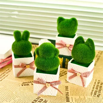 Flone Artificial Grass Animals Bonsai Simulation Cute Green Animals Flower Home Party Christmas Decor Green Flocking Animal
Flone Artificial Grass Animals Bonsai Simulation Cute Green Animals Flower Home Party Christmas Decor Green Flocking Animal