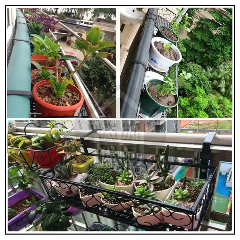 Balcony flower rack hanging wrought iron railing wall hanging flower pot rack guardrail multi-layer rack hanging shelf window
Balcony flower rack hanging wrought iron railing wall hanging flower pot rack guardrail multi-layer rack hanging shelf window