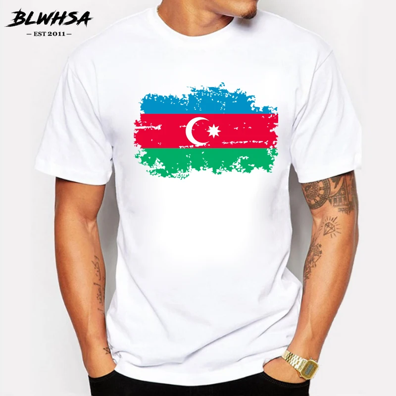 BLWHSA Azerbaijan Nostalgia Flag T shirts Men Summer Short Sleeve Cotton Personality Design T-shirts For Men Fans Cheer Tops Tee
BLWHSA Azerbaijan Nostalgia Flag T shirts Men Summer Short Sleeve Cotton Personality Design T-shirts For Men Fans Cheer Tops Tee