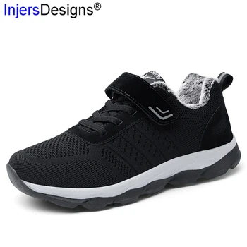 Hot Sale Flyknit Cotton Shoes Lovers Casual Sneakers Fashion Light Lace-Up Warm Fur Soft Moccasins Winter Shoes Plus Size 35-45
Hot Sale Flyknit Cotton Shoes Lovers Casual Sneakers Fashion Light Lace-Up Warm Fur Soft Moccasins Winter Shoes Plus Size 35-45