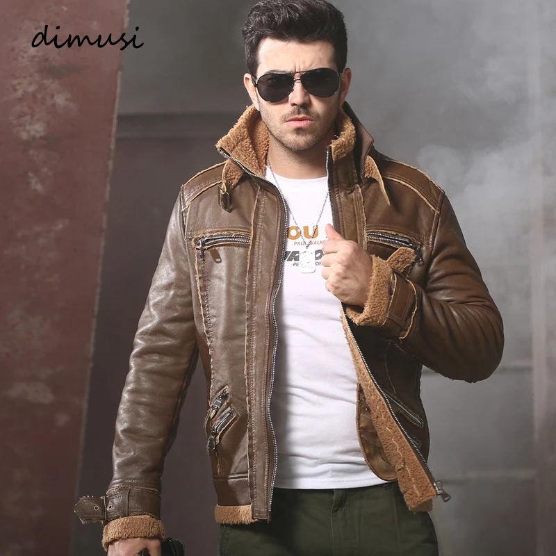 DIMUSI Winter Mens PU Leather Jacket Moto Fleece Thick Coats Male Retro Jackets Fur Collar Windbreaker Tactical Jacket,TA201
DIMUSI Winter Mens PU Leather Jacket Moto Fleece Thick Coats Male Retro Jackets Fur Collar Windbreaker Tactical Jacket,TA201