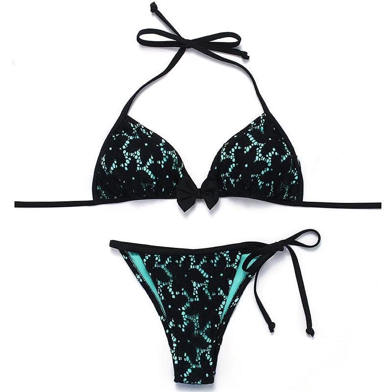 2019 Lace Crochet Halter Rope Women Swimsuit Bandage Floral Bikini Gauze Shell Bandeau Swimwear Sexy Mesh OpeningBathing Suit
2019 Lace Crochet Halter Rope Women Swimsuit Bandage Floral Bikini Gauze Shell Bandeau Swimwear Sexy Mesh OpeningBathing Suit