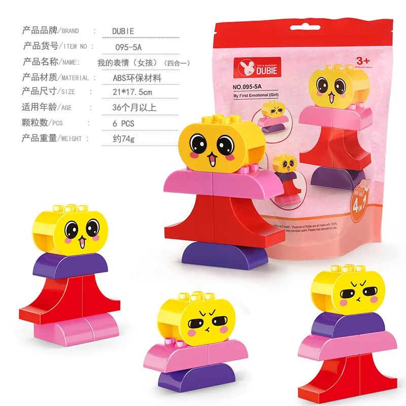 Legoing Duplo Accessories Anger Happy Girls Expression Figures Face Head Sets MOC Building Blocks DIY Toys for Children Legoings
Legoing Duplo Accessories Anger Happy Girls Expression Figures Face Head Sets MOC Building Blocks DIY Toys for Children Legoings