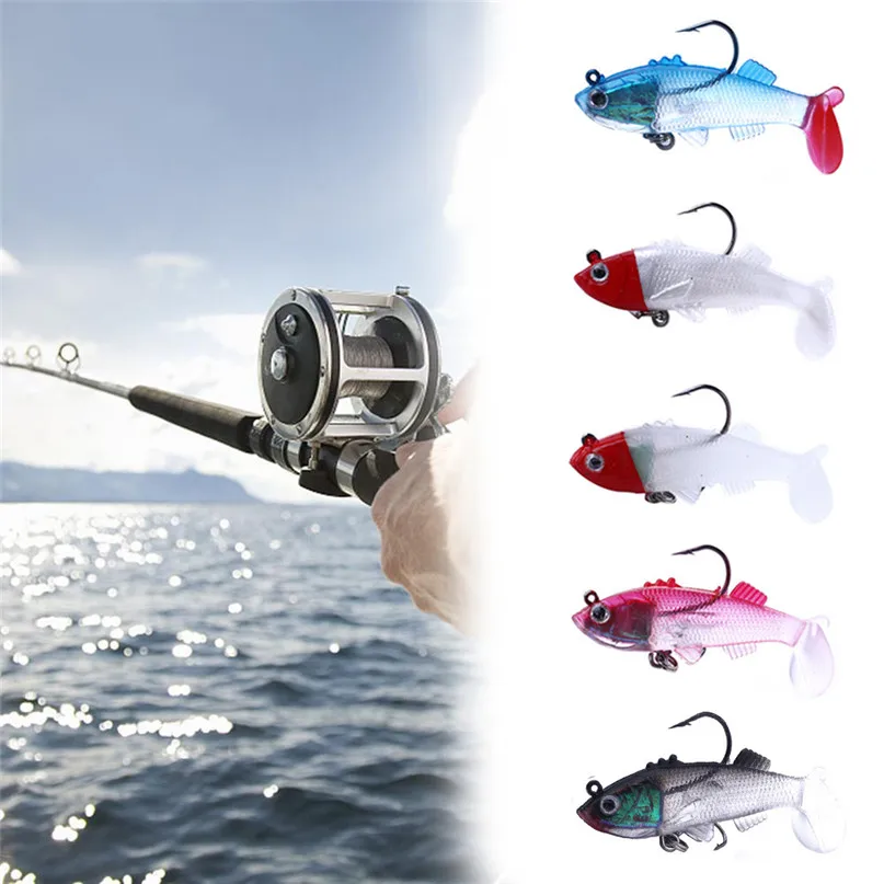 5pcs 50g 6cm 5 Colors Soft Bait Minnow Fishing lures Peche Bass Trolling Artificial Crankbait Carp Fishing Tackle #2D21FN
5pcs 50g 6cm 5 Colors Soft Bait Minnow Fishing lures Peche Bass Trolling Artificial Crankbait Carp Fishing Tackle #2D21FN