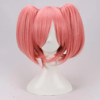 Tokyo Anime Puella Magi Madoka Magica women Kaname Madoka cosplay wig Kaname Madoka pink hair with 2 ponytails
Tokyo Anime Puella Magi Madoka Magica women Kaname Madoka cosplay wig Kaname Madoka pink hair with 2 ponytails