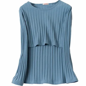 Spring Autumn Maternity Clothes Pregnant Women Nursing Bottoming Shirt Plus Size Mommy Bottom Tees Y786
Spring Autumn Maternity Clothes Pregnant Women Nursing Bottoming Shirt Plus Size Mommy Bottom Tees Y786