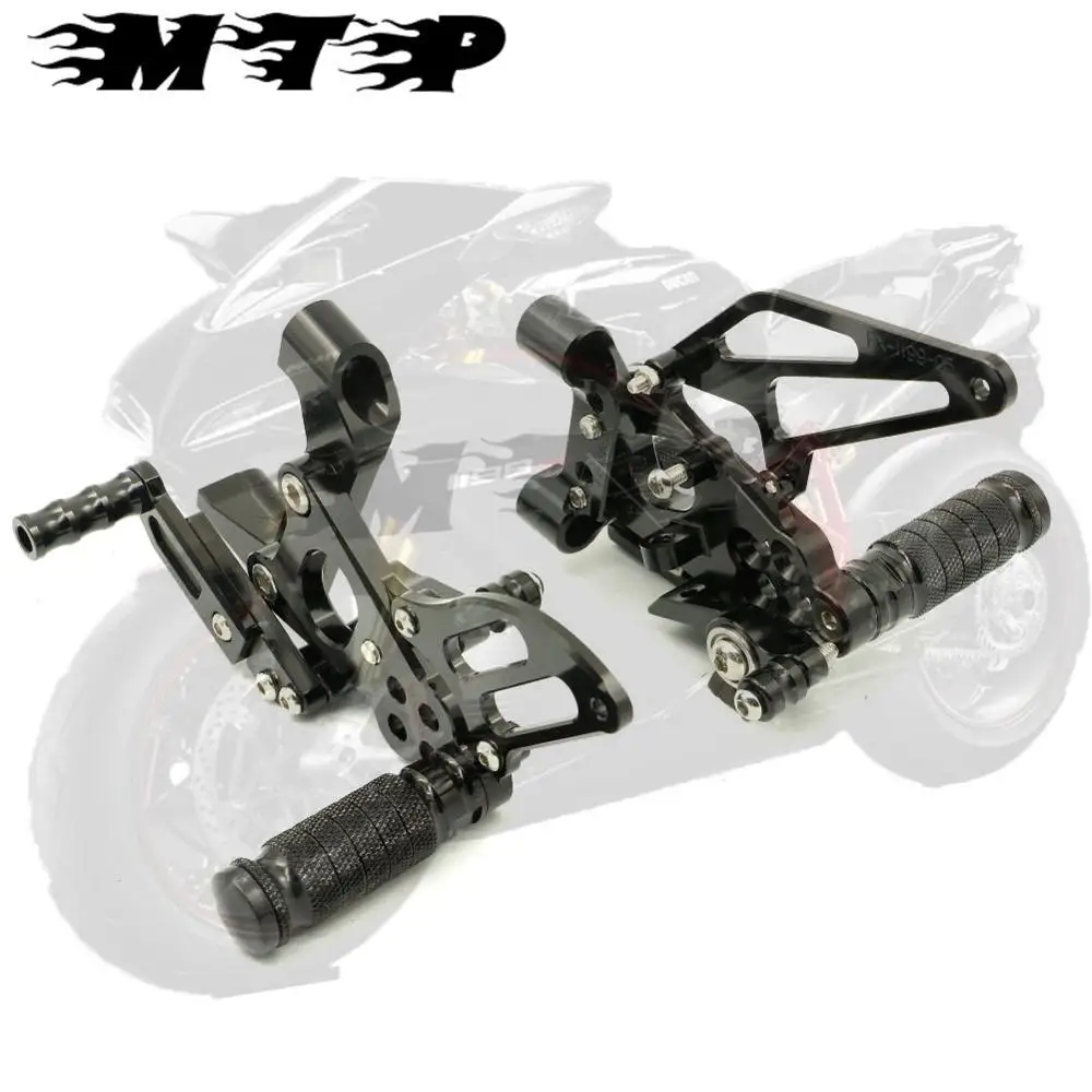 Black CNC Adjustable Rearset Footrest Rear Sets For Ducati 1199 Panigale S 2012 2013 2014 12-14 For Ducati 899 Panigale 2014
Black CNC Adjustable Rearset Footrest Rear Sets For Ducati 1199 Panigale S 2012 2013 2014 12-14 For Ducati 899 Panigale 2014
