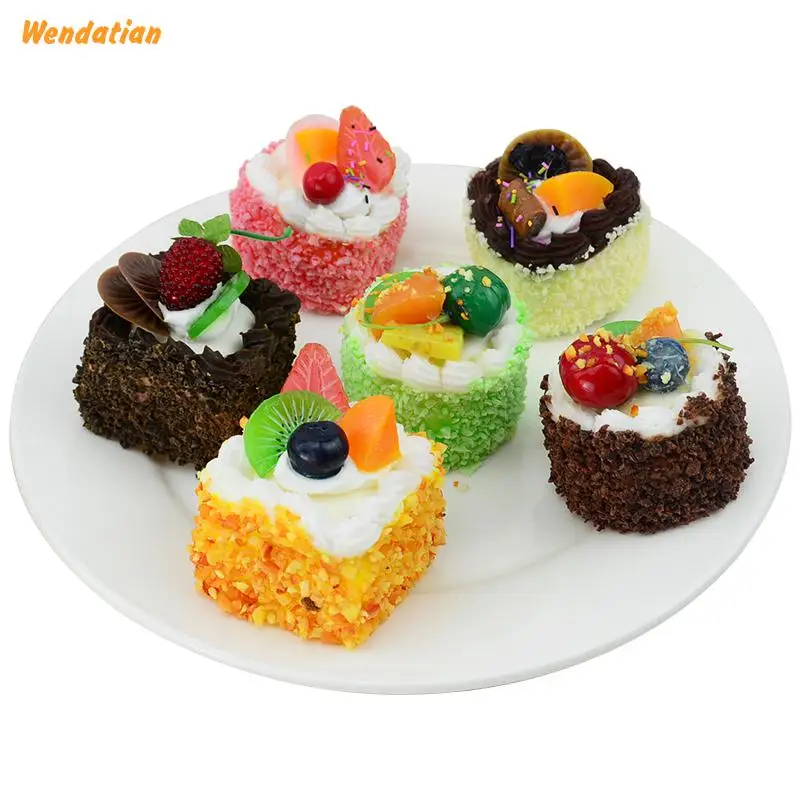 Home Decor Decoration Crafts Miniatures color PU Restaurant Cute Simulation Fruit Cake Model Fridge magnets 6pcs/lot
Home Decor Decoration Crafts Miniatures color PU Restaurant Cute Simulation Fruit Cake Model Fridge magnets 6pcs/lot