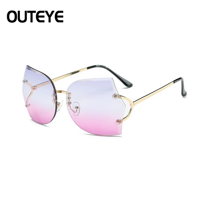 OUTEYE Oversized Sunglasses Women Rimlesss Brand Designer Elegant Lady Female Optics Clear Lens lunette gafas de sol feminino
OUTEYE Oversized Sunglasses Women Rimlesss Brand Designer Elegant Lady Female Optics Clear Lens lunette gafas de sol feminino