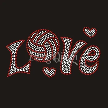 BlingQueen 25PCS/LOT Hot Fix Iron On Rhinestone Transfers Love Volleyball Design Custom Orders are welcome
BlingQueen 25PCS/LOT Hot Fix Iron On Rhinestone Transfers Love Volleyball Design Custom Orders are welcome