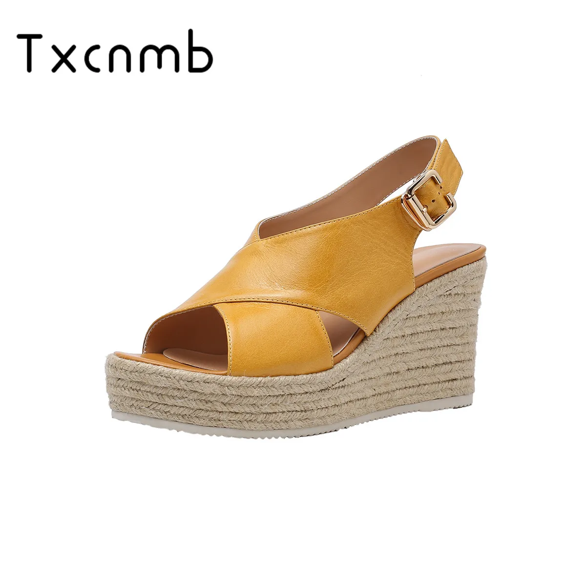 TXCNMB 2020 Summer Genuine leather sandals shoes New Platforms Super High Heels Casual Shoes Woman Solid Women Sandals Shoes
TXCNMB 2020 Summer Genuine leather sandals shoes New Platforms Super High Heels Casual Shoes Woman Solid Women Sandals Shoes