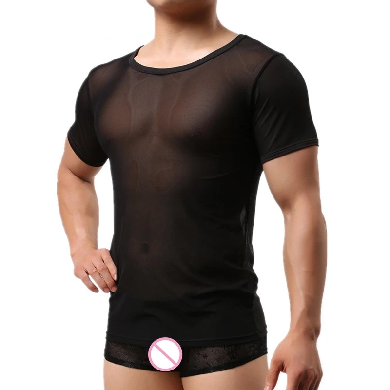 Men's Undershirt Transparent Shirt Sleeveless T Shirt Mesh Men Singlet See Through Underwear Male Sleepwear Sexy Bodysuit Cloth
Men's Undershirt Transparent Shirt Sleeveless T Shirt Mesh Men Singlet See Through Underwear Male Sleepwear Sexy Bodysuit Cloth