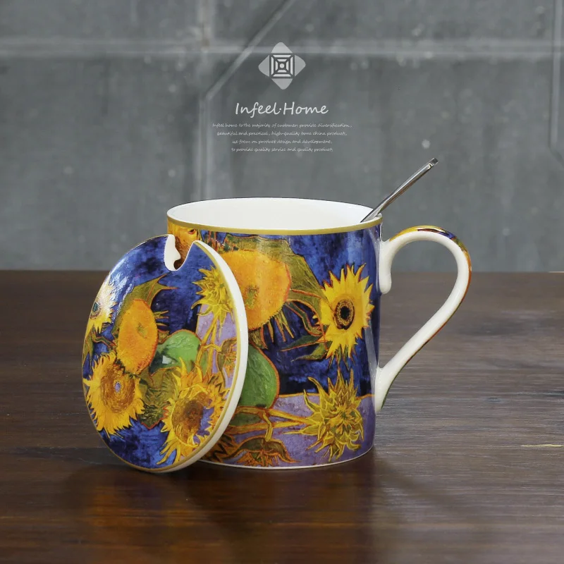 Vladimir Gusev Van Gogh Teacup Spoon Golden Mug Gilded Mug Coffee Mug Milk Cup gilding Porcelain Cup gold-plating Ceramic Mug
Vladimir Gusev Van Gogh Teacup Spoon Golden Mug Gilded Mug Coffee Mug Milk Cup gilding Porcelain Cup gold-plating Ceramic Mug