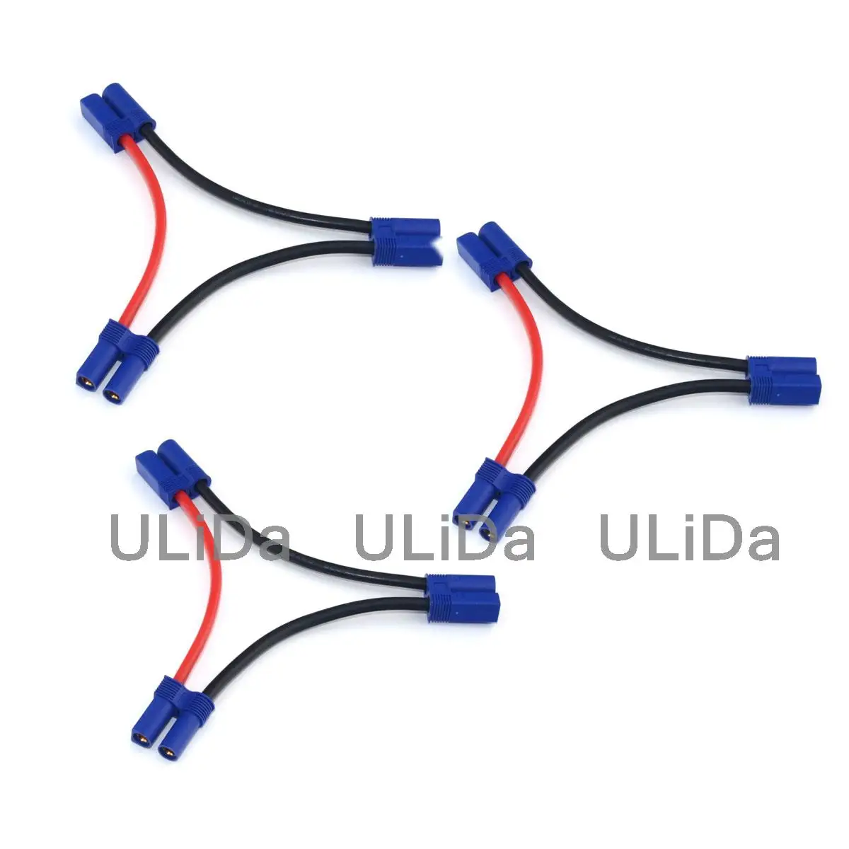 3x EC5 Series Connector 12AWG 2-male 1-female Serial Connection Cable RC Battery Lipo Connector
3x EC5 Series Connector 12AWG 2-male 1-female Serial Connection Cable RC Battery Lipo Connector