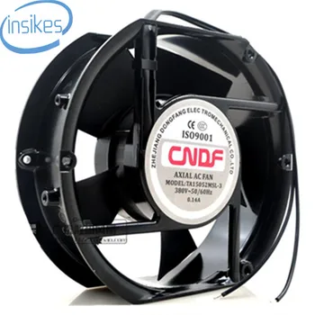 

TA15052MSL-3 Axial Industrial Cooling Fan AC 380V 0.14A 17050 170*150*50mm 17CM 2 Wires 50/60HZ