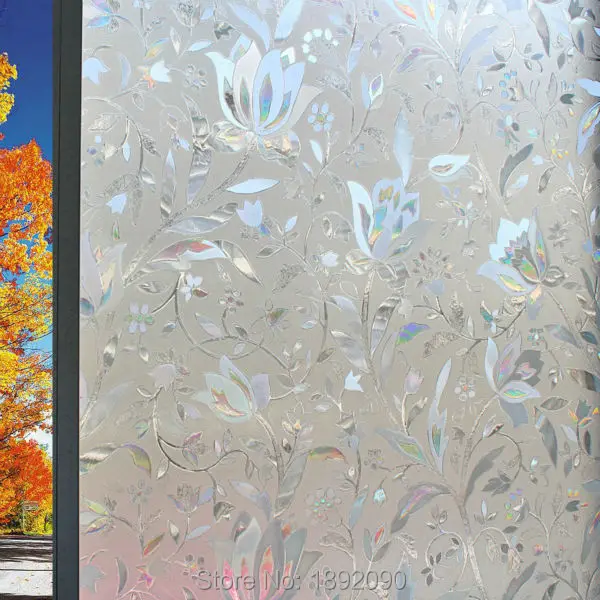45*100cm Stained Privacy Glass Window Films Decorative Adhesive 3D Laser Static Cling Stickers Tulip CZ009
45*100cm Stained Privacy Glass Window Films Decorative Adhesive 3D Laser Static Cling Stickers Tulip CZ009