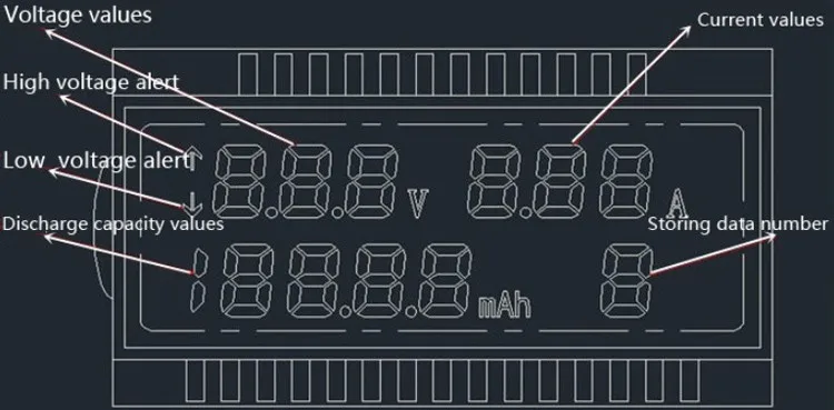 ЖК дисплей Цифровой вольтметр Вольт Мощность монитор AC 110 V 220 бытовой Панель метр