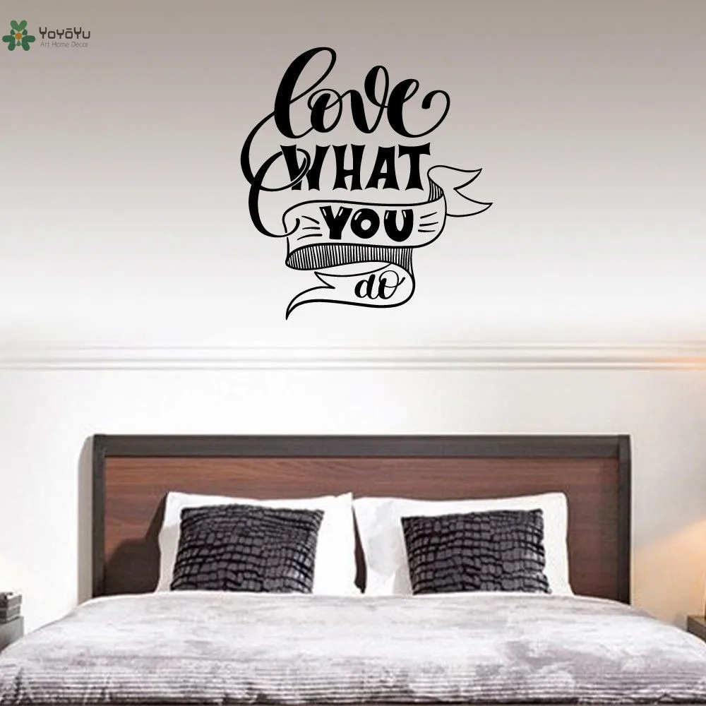 YOYOYU Vinyl Wall Decal "Love What You Do" Sentence Interior Art Modern Living Room Bedroom Home Stickers FD153
YOYOYU Vinyl Wall Decal "Love What You Do" Sentence Interior Art Modern Living Room Bedroom Home Stickers FD153