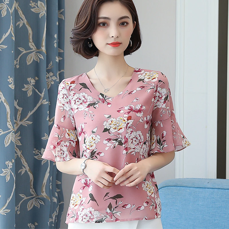 Korean Fashion Chiffon Women Blouses Womens Tops and Blouses Flare Sleeve White Women Shirts Plus Size XXXL Ladies Tops
Korean Fashion Chiffon Women Blouses Womens Tops and Blouses Flare Sleeve White Women Shirts Plus Size XXXL Ladies Tops