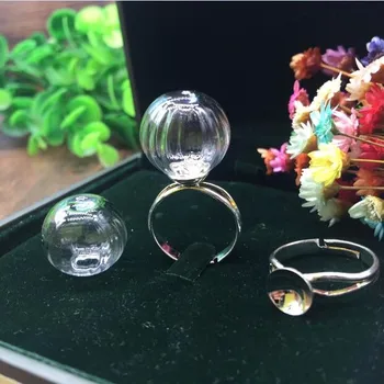 100sets/lot 16*4mm round pumpkin ball striped glass globe orb with ring findings set vial pendant handmade jewelry accessory
100sets/lot 16*4mm round pumpkin ball striped glass globe orb with ring findings set vial pendant handmade jewelry accessory