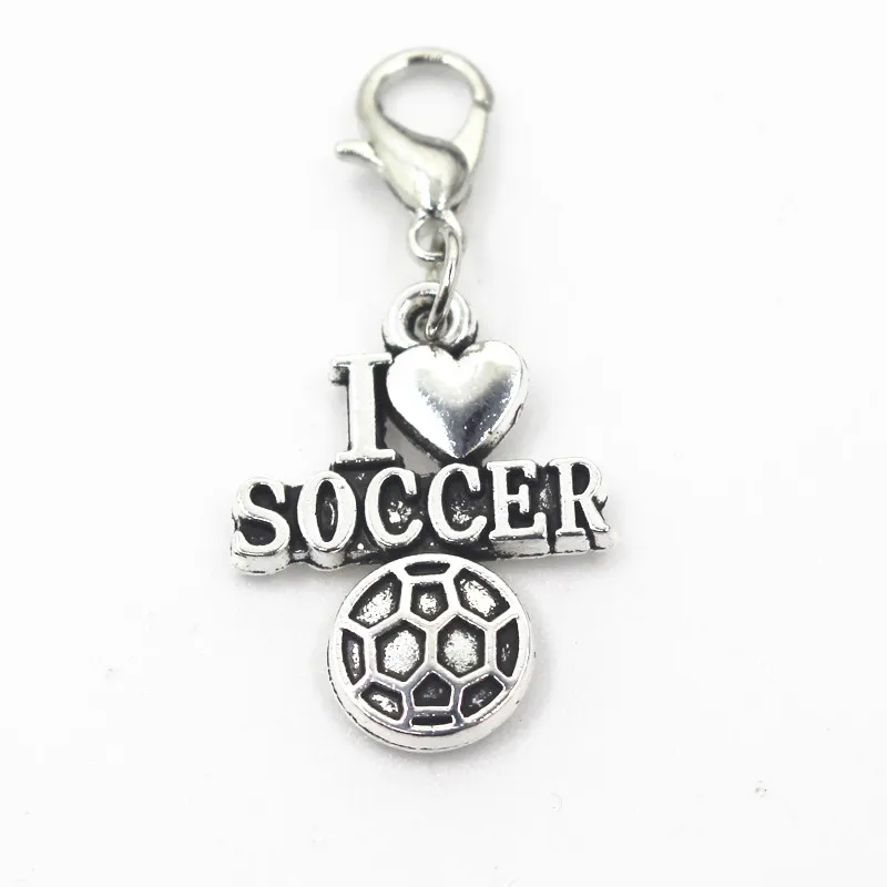 50pcs/lot Antique silver I love soccer dangle charms lobster clasp hanging charms diy bracelet jewelry accessories charm
50pcs/lot Antique silver I love soccer dangle charms lobster clasp hanging charms diy bracelet jewelry accessories charm