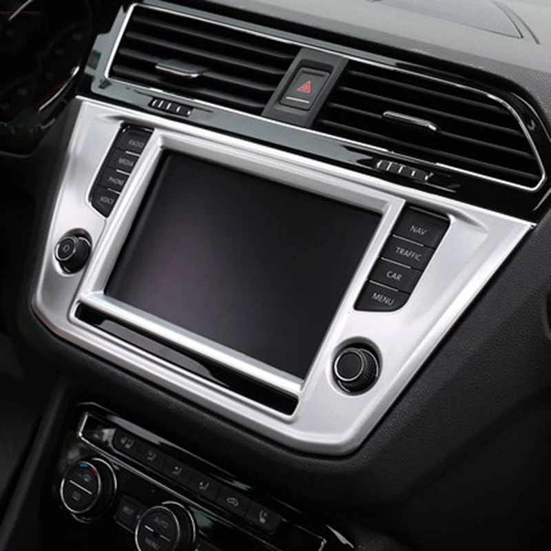 ABS Matte Center Console Control Navigation Decorative Cover Frame Trim Fit For Volkswagen VW Tiguan Second Generation 2017 2018
ABS Matte Center Console Control Navigation Decorative Cover Frame Trim Fit For Volkswagen VW Tiguan Second Generation 2017 2018