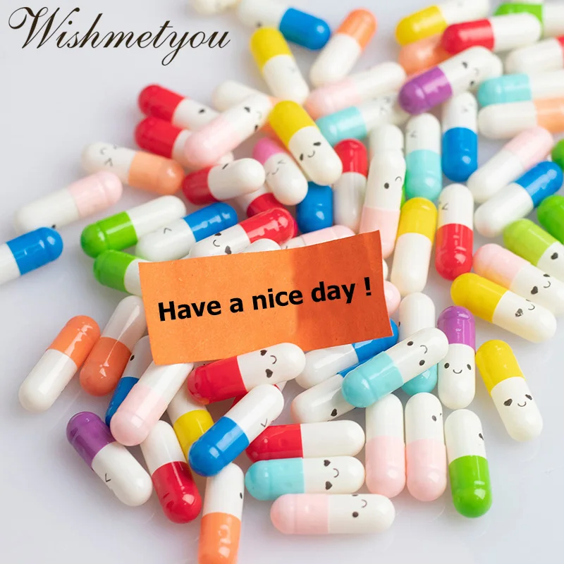 WISHMETYOU 50Pcs Expression Message Letter Capsule Randomly Color Creative Love Pills Gifts Rolls Mini Event Surprised Gifts New
WISHMETYOU 50Pcs Expression Message Letter Capsule Randomly Color Creative Love Pills Gifts Rolls Mini Event Surprised Gifts New