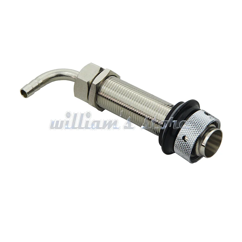 Beer Faucet Extanded Tube Length 98.5mm Elbow Shank Beer Tap Kegerator Faucet Draft With 8mm Diameter Barber for Homebrew
Beer Faucet Extanded Tube Length 98.5mm Elbow Shank Beer Tap Kegerator Faucet Draft With 8mm Diameter Barber for Homebrew