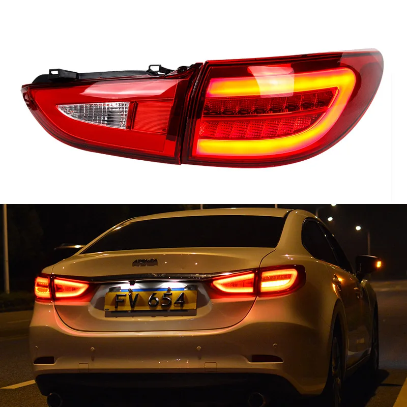 Car Styling for Mazda 6 Atenza 2013~2018 LED Tail Light New Mazda6 LED Tail Lamp LED DRL Signal Brake Reverse auto Accessories
Car Styling for Mazda 6 Atenza 2013~2018 LED Tail Light New Mazda6 LED Tail Lamp LED DRL Signal Brake Reverse auto Accessories