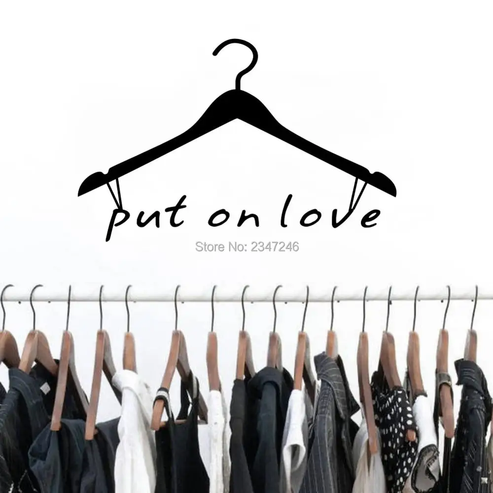 Quote Wall Sticker Put On Love Clothes Hanger Laundry Room Bedroom Wall Art Decor
Quote Wall Sticker Put On Love Clothes Hanger Laundry Room Bedroom Wall Art Decor