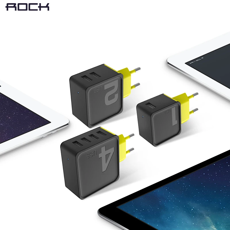 Rock Universal Travel Dual USB Charger EU Portable Mobile Phone Charger Wall Dash US Plug For Phone Tablet 1 2 4 ports
Rock Universal Travel Dual USB Charger EU Portable Mobile Phone Charger Wall Dash US Plug For Phone Tablet 1 2 4 ports
