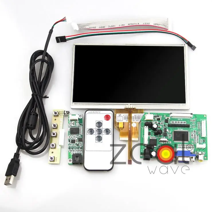 Free Shipping + Tracking No. HDMI/VGA + Control Driver Board + 7inch AT070TN90 800x480 LCD Display+Touch Screen For Raspberry Pi
Free Shipping + Tracking No. HDMI/VGA + Control Driver Board + 7inch AT070TN90 800x480 LCD Display+Touch Screen For Raspberry Pi