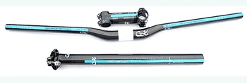 fast shipping cycling king rise blue bar set MTB Handlebar Bicycle Stem+ Carbon seatpost tube + rise Mountain Bike handlebar 
fast shipping cycling king rise blue bar set MTB Handlebar Bicycle Stem+ Carbon seatpost tube + rise Mountain Bike handlebar