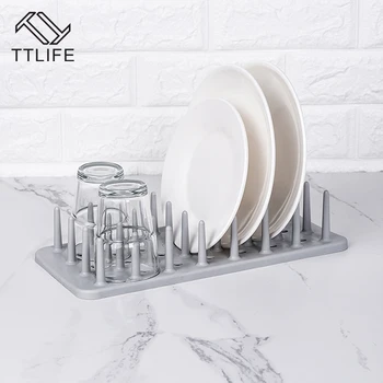 TTLIFE Kitchen Dish Drain Rack Simple Cup Drain Storage Home Multi-water Cup Rack Holder Kitchen Organizer
TTLIFE Kitchen Dish Drain Rack Simple Cup Drain Storage Home Multi-water Cup Rack Holder Kitchen Organizer