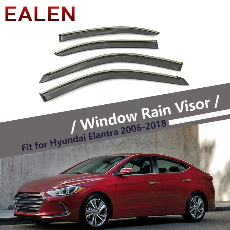 EALEN For Hyundai Elantra 2006-2018 Styling ABS Vent Sun Deflectors Guard Car accessories 4Pcs/1Set Smoke Window Rain Visor
EALEN For Hyundai Elantra 2006-2018 Styling ABS Vent Sun Deflectors Guard Car accessories 4Pcs/1Set Smoke Window Rain Visor