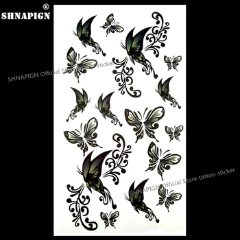 SHNAPIGN Black Butterfly Temporary Tattoo Body Art Arm Flash Tattoo Stickers 17*10cm Waterproof Fake Henna Painless Sticker
SHNAPIGN Black Butterfly Temporary Tattoo Body Art Arm Flash Tattoo Stickers 17*10cm Waterproof Fake Henna Painless Sticker