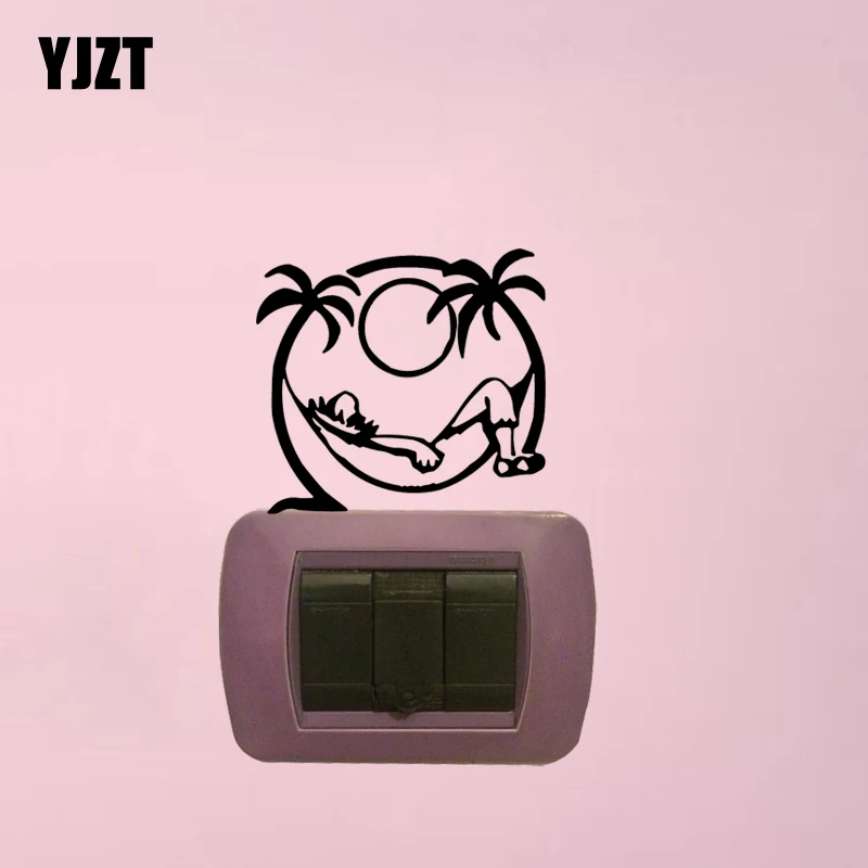 Lazy Paradise Palm Trees Hammock Sun Hawaii Greative Wall Sticker Switch Vinyl Decals 7SS0674
Lazy Paradise Palm Trees Hammock Sun Hawaii Greative Wall Sticker Switch Vinyl Decals 7SS0674