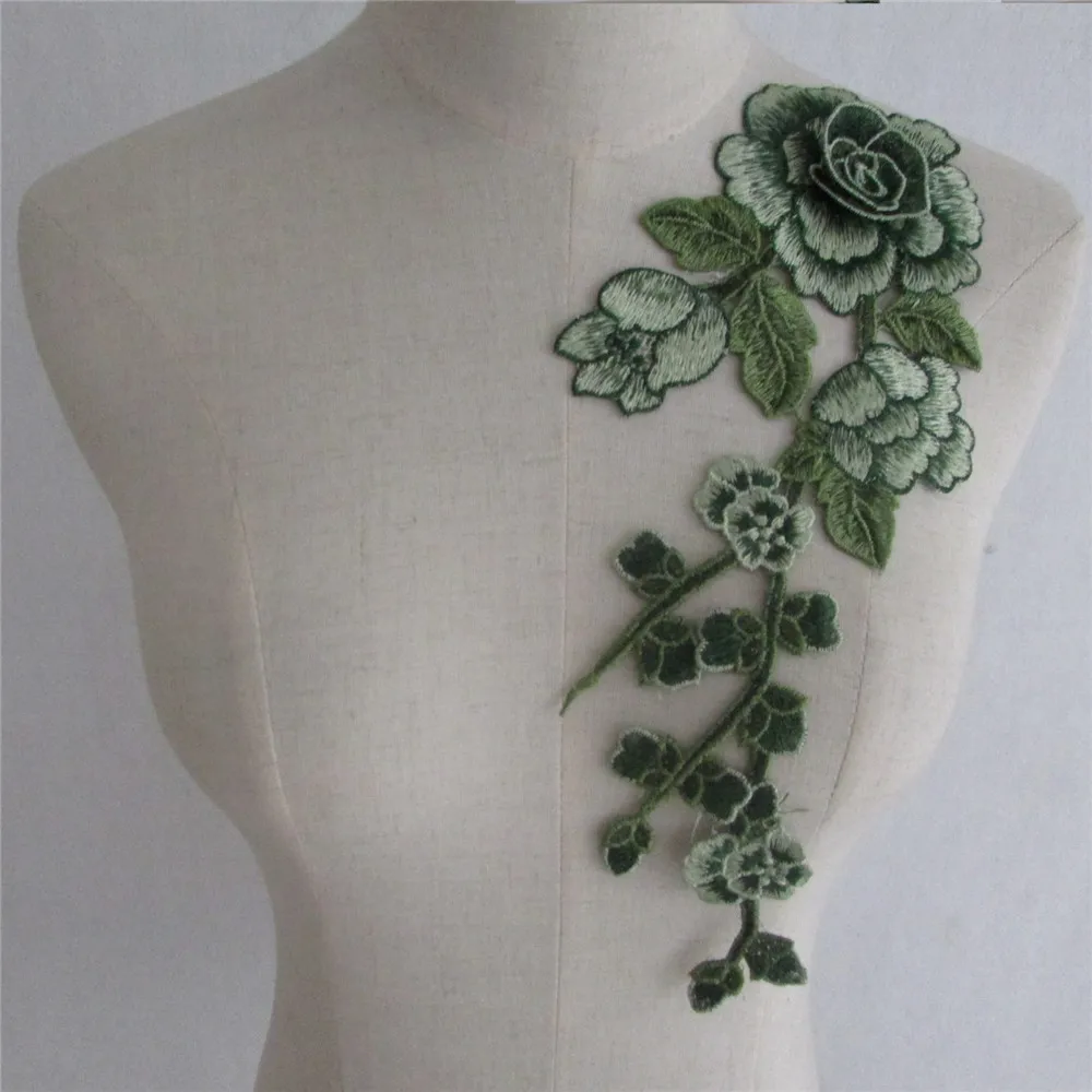 New style green peony Embroidery Flower Neckline Fabric DIY Lace Collar Sewing Craft Decoration Accessories 1pcs sell YL743
New style green peony Embroidery Flower Neckline Fabric DIY Lace Collar Sewing Craft Decoration Accessories 1pcs sell YL743