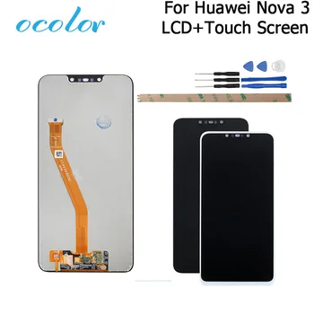 ocolor For Huawei Nova 3 LCD Display and Touch Screen Digitizer Assembly Replacement +Tools +Adhesive For Huawei Nova 3 Phone
ocolor For Huawei Nova 3 LCD Display and Touch Screen Digitizer Assembly Replacement +Tools +Adhesive For Huawei Nova 3 Phone
